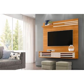 Estante Frizz Sublime para TV de até 55 polegadas - Cinamomo / Off White - Madetec