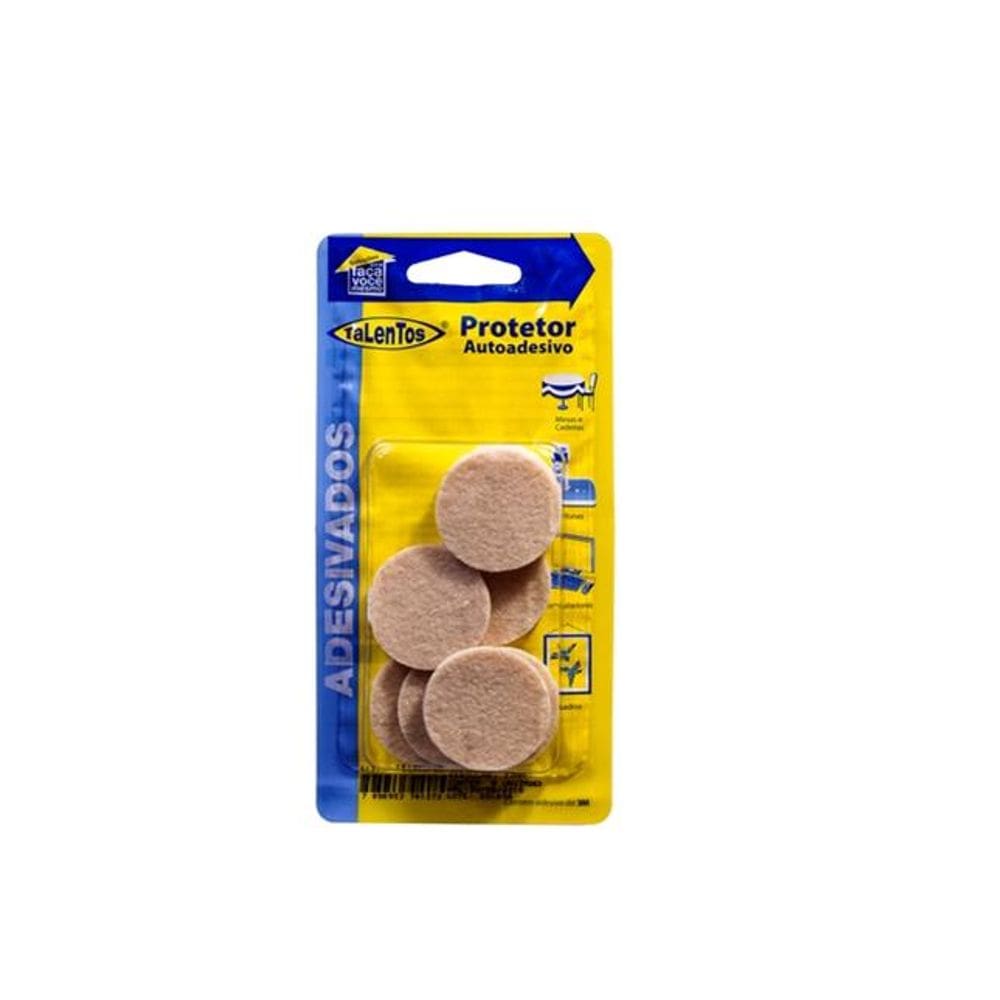 Feltro De Lã De Carneiro 4137 Circular 3x37mm 8 Peças