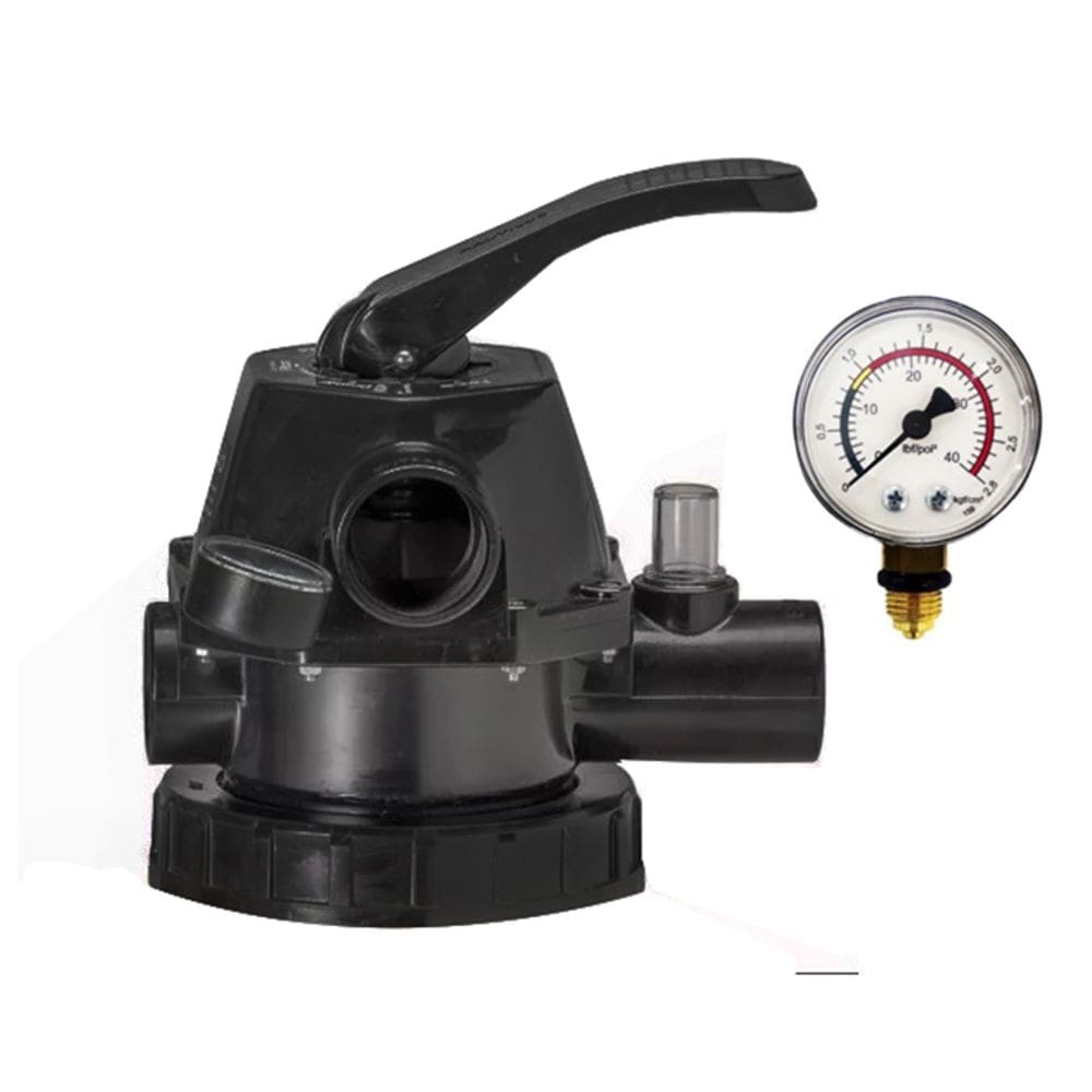 Válvula Nautilus Bipartida Rosqueada F350P ABS Preto