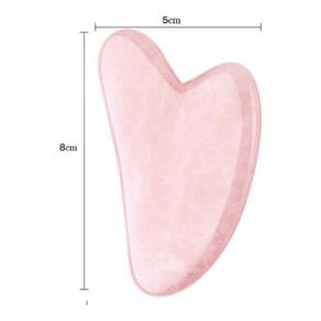 Placa Gua Sha Quartzo Massagem Facial Corporal Pedra Natural
