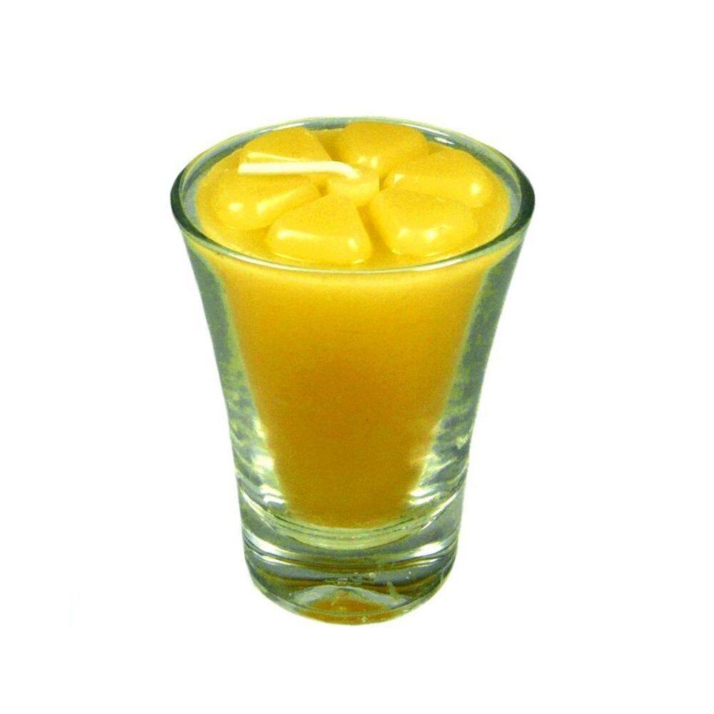 Velas Citronela Amarela Copinho Mosquito Aroma Natural 6un