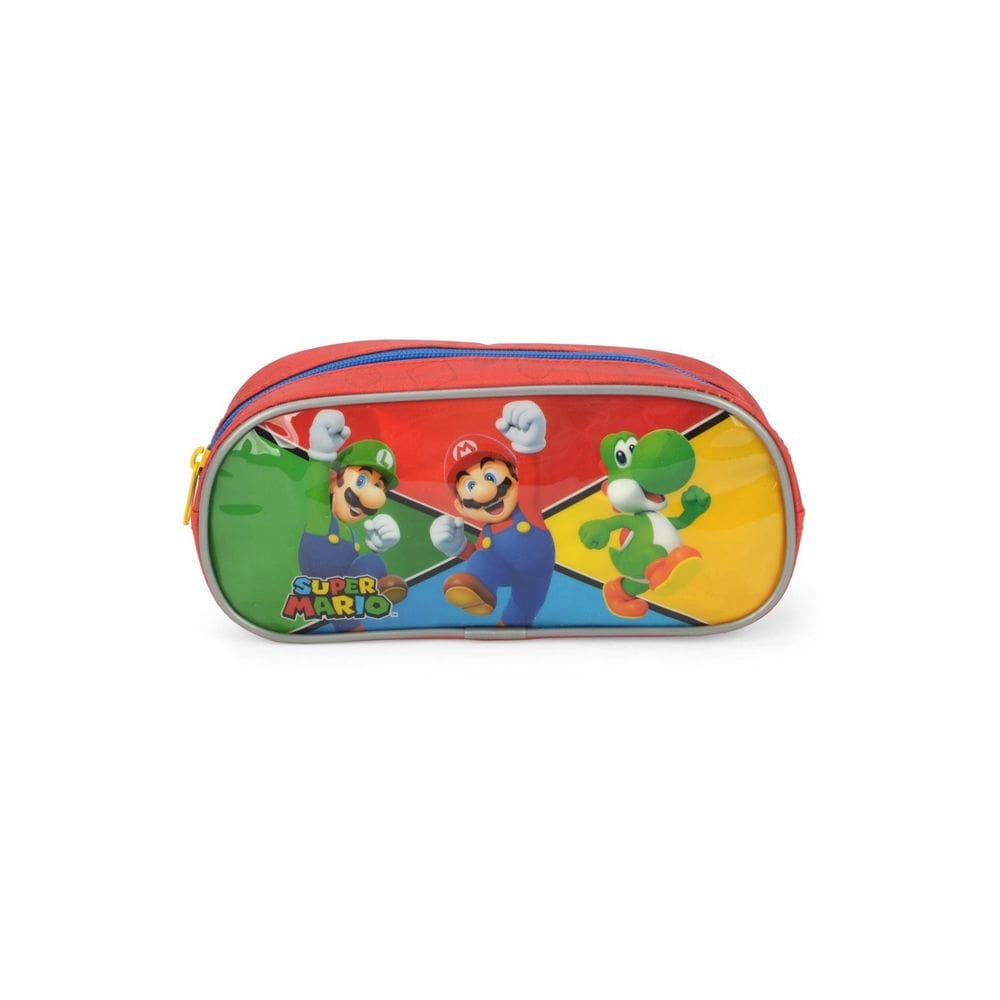 Estojo Escolar Infantil Simples Super Mario Luxcel Ei37554Mo