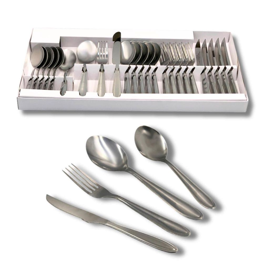 Conjunto De Talheres Em Aço Inox 24 Peças