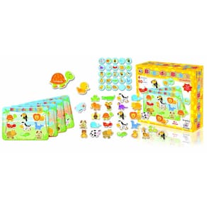 Jogo Educativo Bingo Dos Bichos Madeira Alta Qualidade