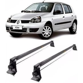 Rack Teto Aço Clio 4 Portas 2000 Até 2016 Preto 45kg - VHIP
