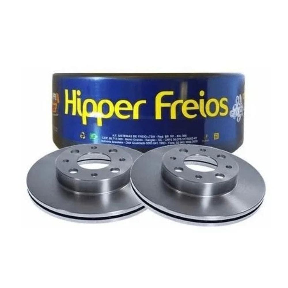 Jogo Disco Freio Dianteiro Ventilado Sem Cubo 240Mm 4 Furos