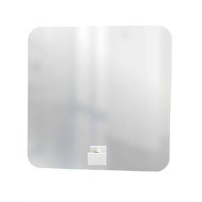 Espelho Funcional Hook Branco 50X50 Cm Quadrado