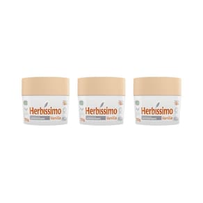Herbissimo Creme 55G Vanilla - Kit Com 3Un