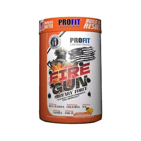 Pré Treino Fire Gun Military Sabor Laranja 300G Profit