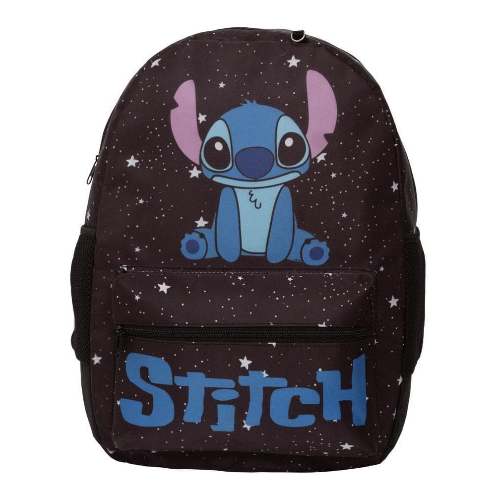Mochila Infantil Stitch Poliéster 41x15x32cm - Toys 2U