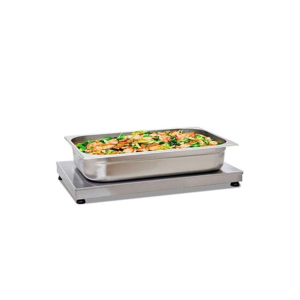 Mesa Aquecida Pista Quente Food Express 57x32cm - Aço Inox