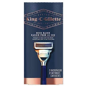 King C. Gillette Neck Razor Aparelho Barbear Com 1 Recarga