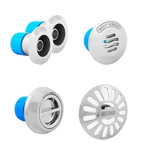 Kit Dispositivos Nivelador Aspiração Retornos 50Mm 5 Peças
