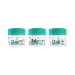 Herbissimo Creme 55G Neutro - Kit Com 3Un