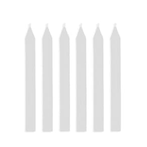 Vela Mini Palito Branca Com 24 Unidades