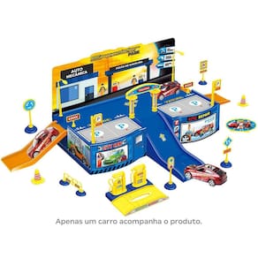 Pista Para CarrinhosHotwheels Polibrinq Speedster Park