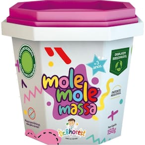 Massa Para Modelar Mole Mole Pink 150G