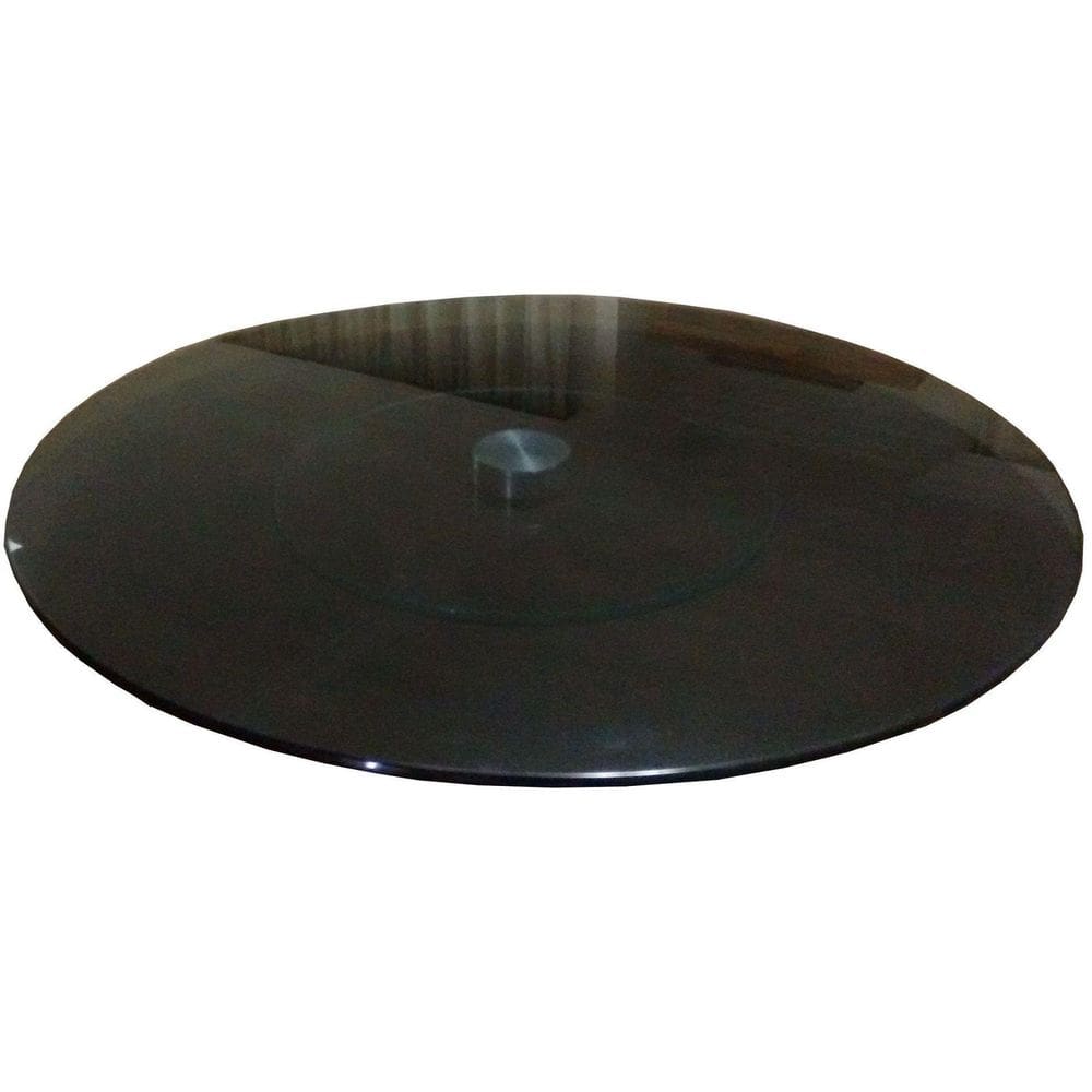 Prato Centro Mesa Giratório Vidro 8Mm Temperado 70Cm Fumê