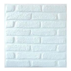 Kit 25 Placas Decorativas 3 D Tijolinho Branco 50x50 Cm