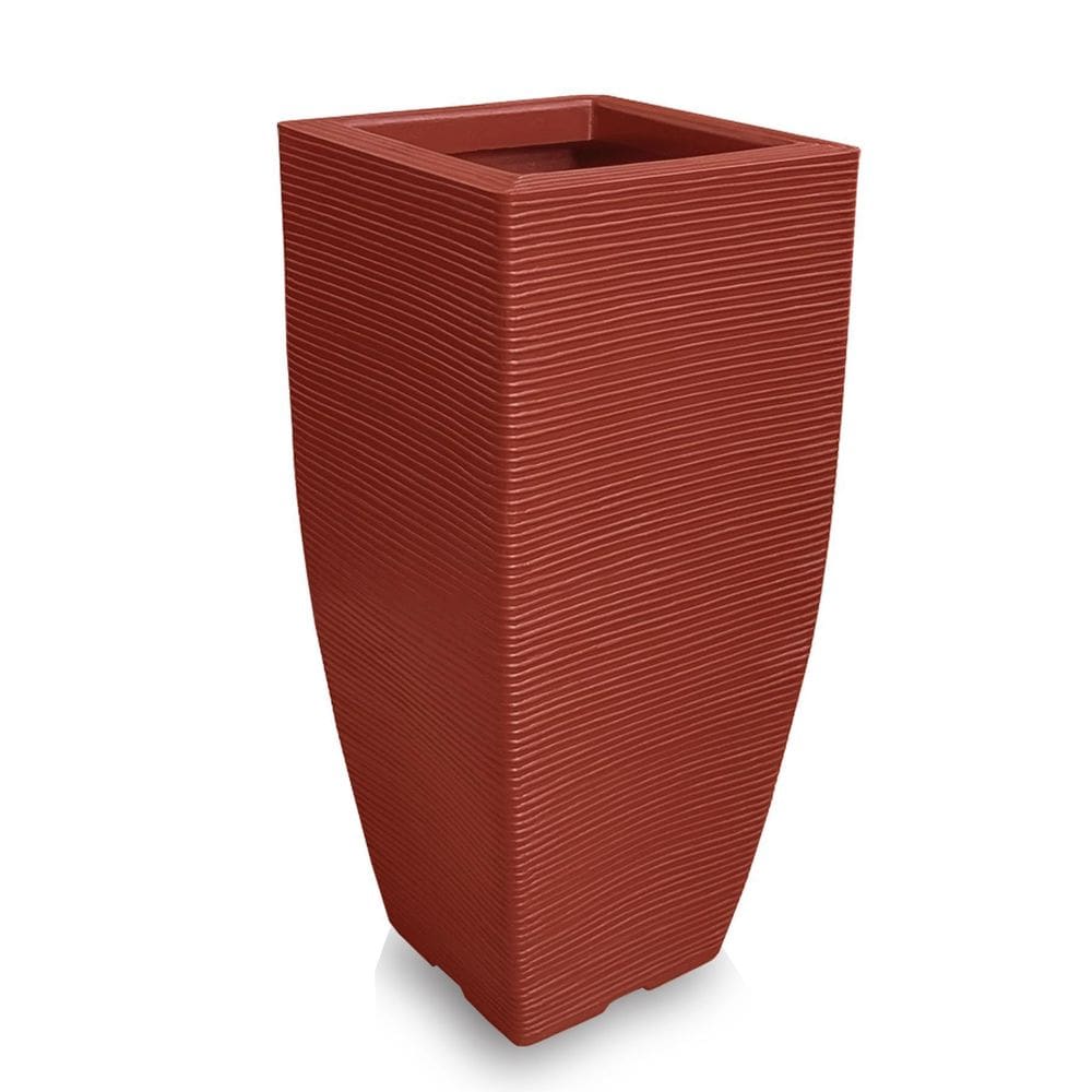 Vaso De Planta Grande Alto Decor Polietileno 90X40 Cerâmica