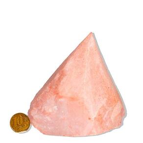 01 Cristal Rosa Pé e Bico Serrado 400 a 500g Aprx 8cm Tipo B