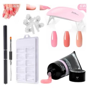 Kit Poligel Polygel Unhas Presilhas Acrilico Cabine Molde F1