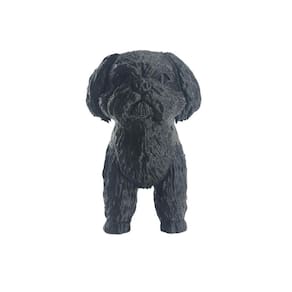 Filhote Shitzu Em Pé Decoração 3D Preto