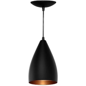Luminária Pendente Alumínio Inove Iluminação - Cabo PP 1,00m