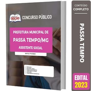 Apostila Concurso Passa Tempo Mg - Assistente Social