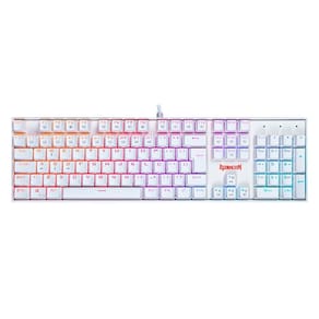 Teclado Redragon Mitra, Branco, Rgb, Mecanico, K551Rgb-Brown
