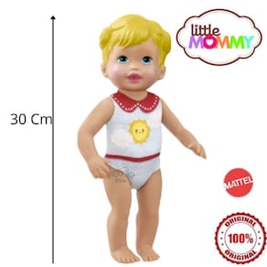 Boneca Little Mommy Cuidados Com Acessórios Loira Pupee 1025