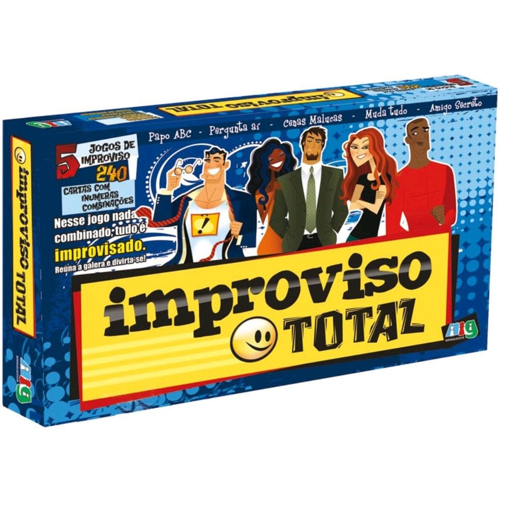 Jogo Improviso Total - Nig Brinquedos