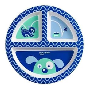 Pratinho Com Divisórias Funny Meal Doguito 6+M Multikids