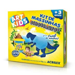 Jogo Massinha De Modelar Dinossauro 150 G - Acrilex