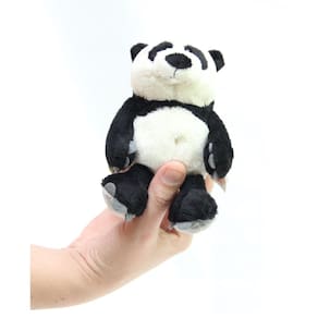 Mini ursinho urso panda 15cm pelúcia macia - casa dos ursos