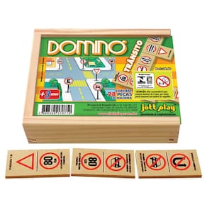 Dominó De Trânsito 28 Peças Jottplay