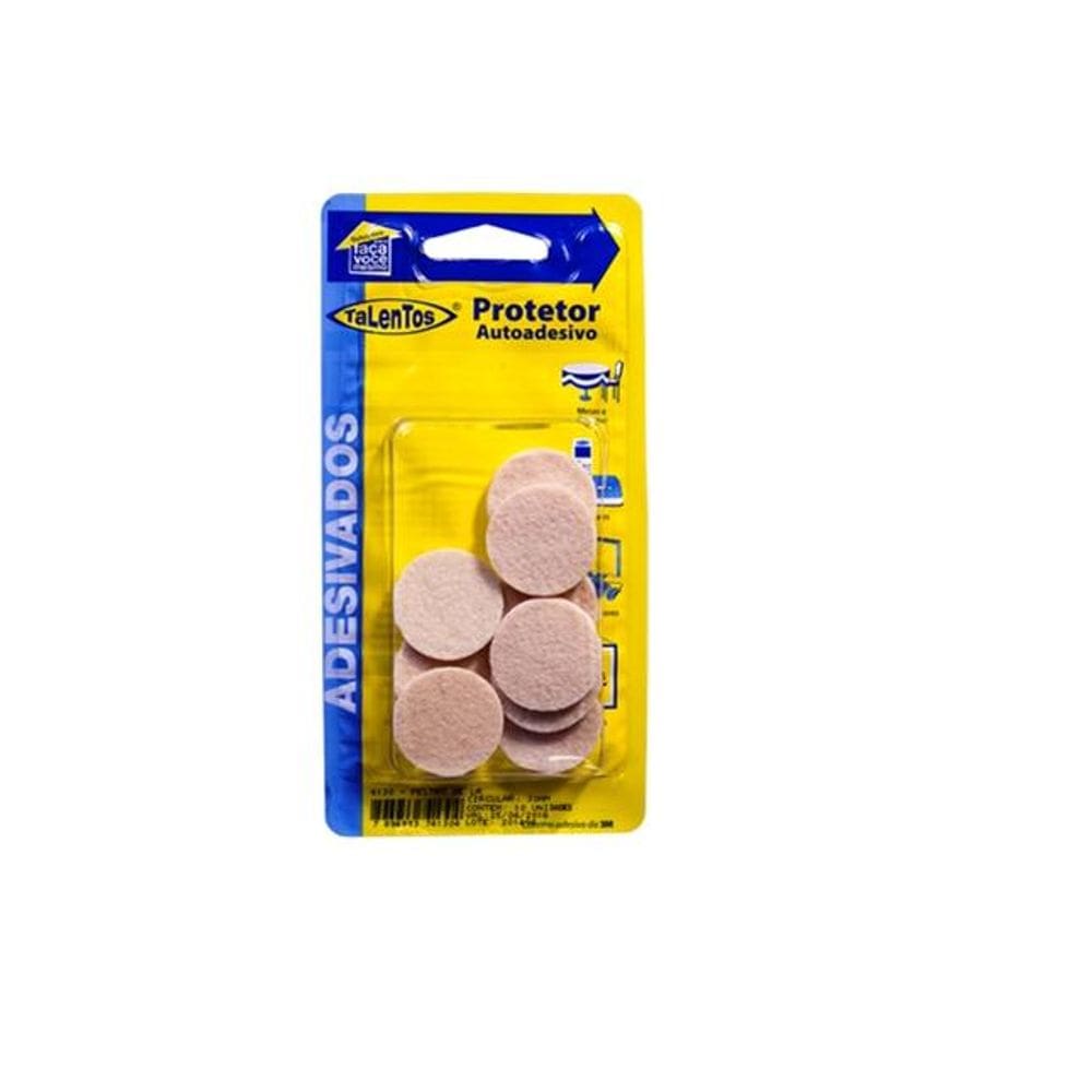 Feltro De Lã De Carneiro 4130 Circular 3x30mm 10 Peças