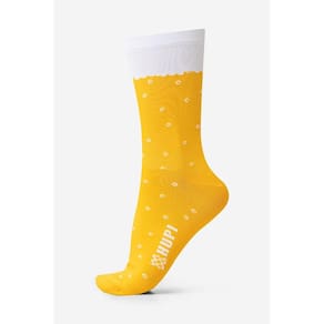 Meia de Corrida Ciclismo HUPI Cerveja 36-42 Cano Médio