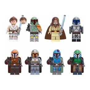 Ray Luke Boba Jango Fett Bonecos Blocos De Montar Star Wars