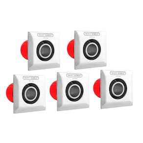 Cinco Retornos Quadrado Inox Encaixe Cano 60mm Para Piscina