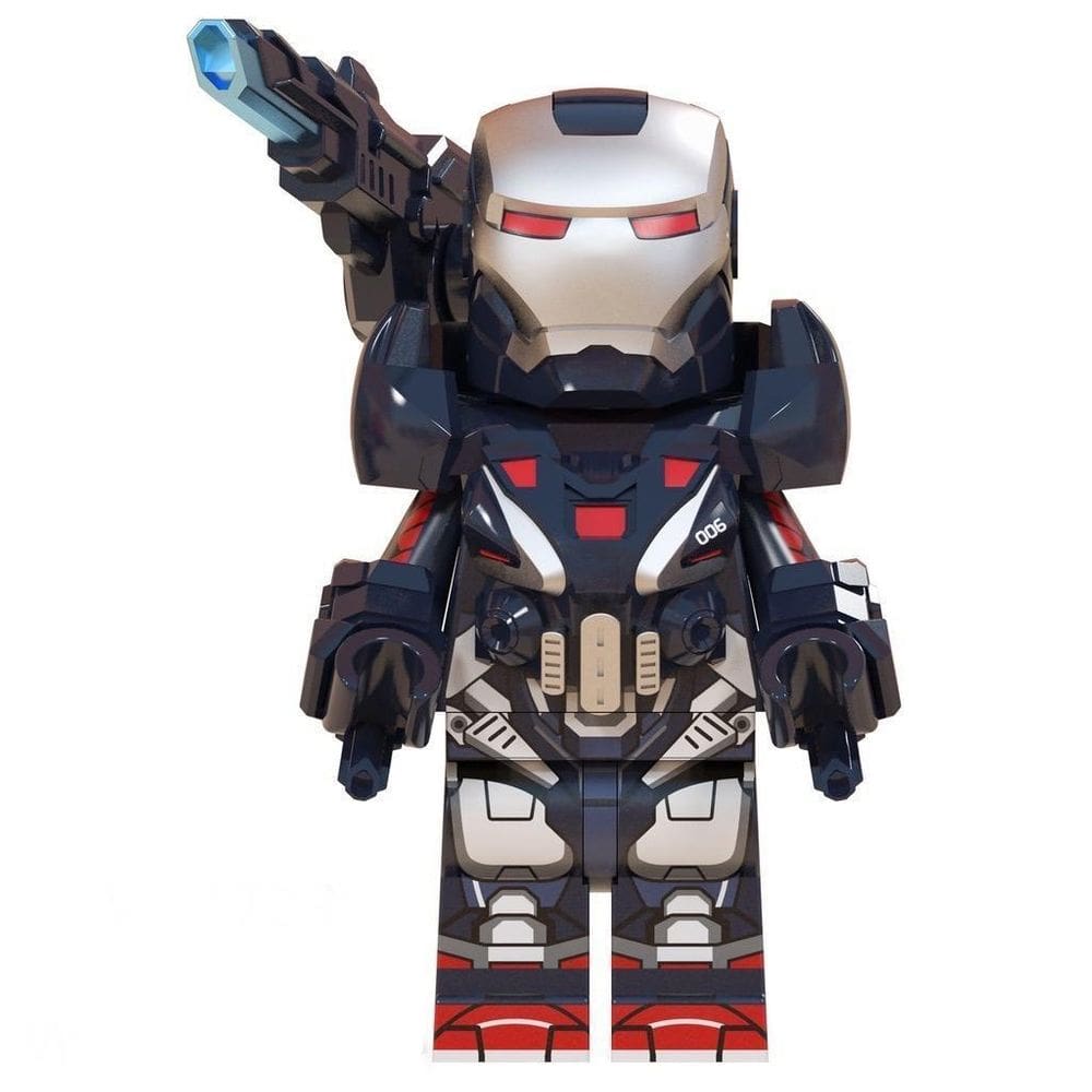 Boneco Blocos De Montar Vingadores War Machine Iron Patriot
