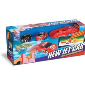 Carrinho New Jetcar com 2 carro e Rampa 41 cm Roma