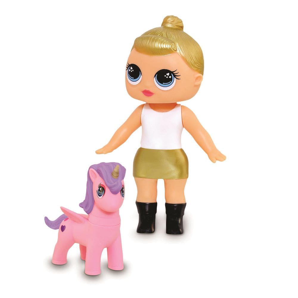 Boneca Mini Doll Fantasy com Unicórnio