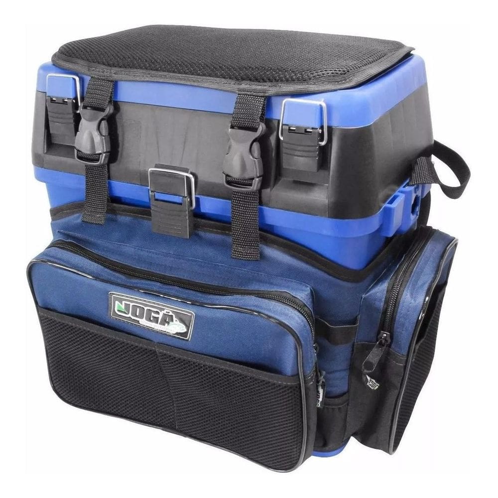 Caixa De Pesca Maleta Mochila Fishing Box Jogá Azul