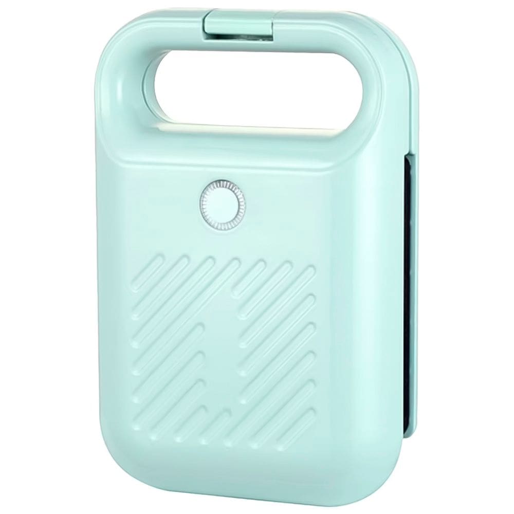 Sanduicheira Eletrica Portatil, Torradeira Antiaderente 500W, 220V, Verde Claro, Bulla - EL3011