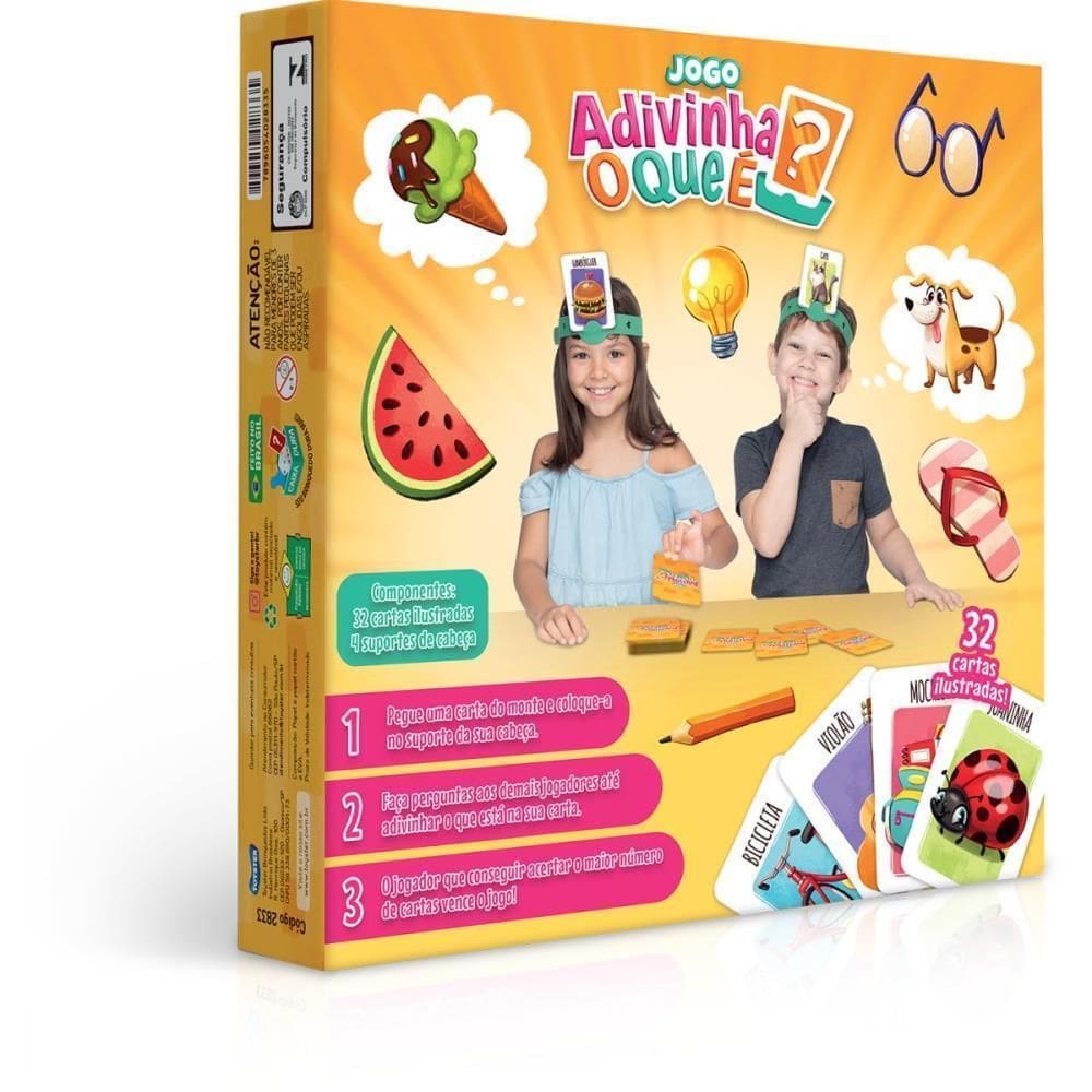 Jogo Didático Adivinha o Que é - Perguntas e Diversão