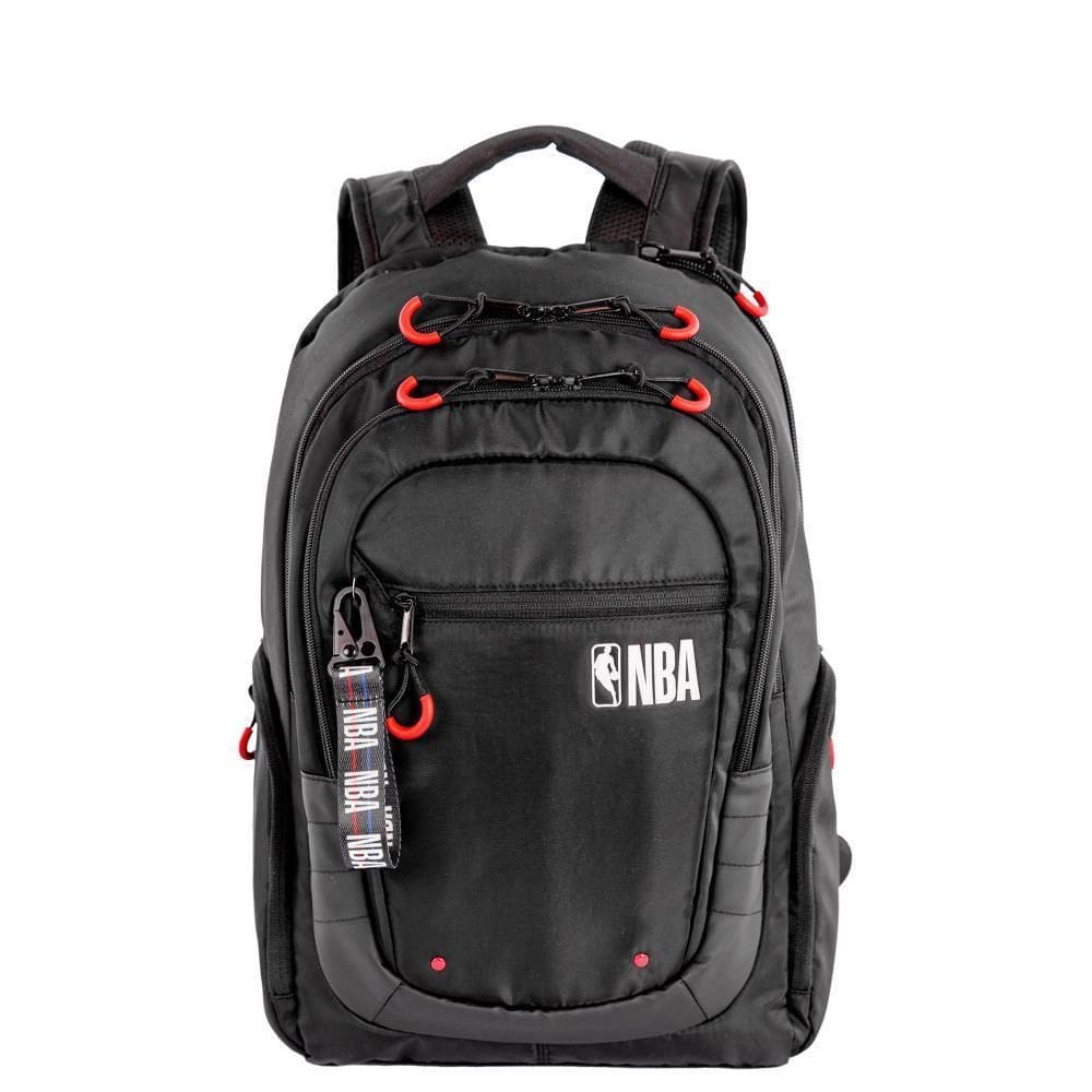 Mochila Grande 3 Comp. Notebook NBA Pro - Preto - 17