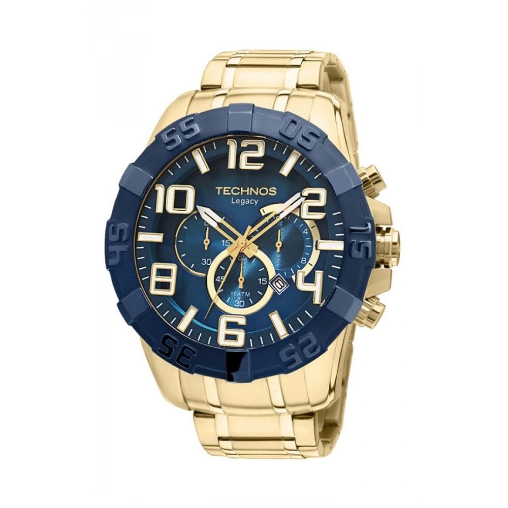 Relógio Technos Classic Legacy Dourado 5,1cm - Cronógrafo