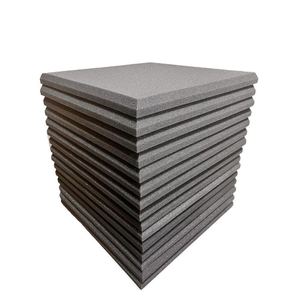 Espuma Acústica 50 X 50 X 3,5Cm Lisa - 16 Placas Anti Chamas