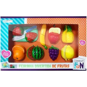 Feirinha Divertida De Frutas Creative Fun 10 Peças